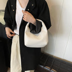Women’s PU Leather Woven Small Hobo Handbag
