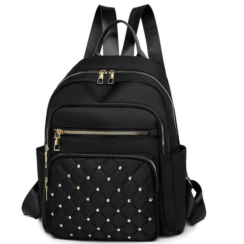 Women’s Quilted Front Pocket Backpack