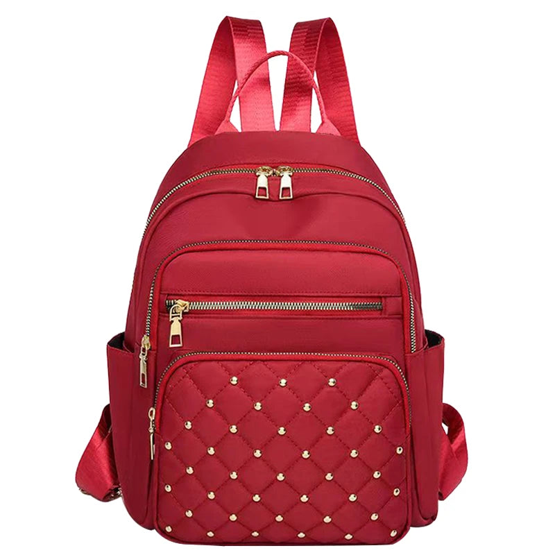 Women’s Quilted Front Pocket Backpack