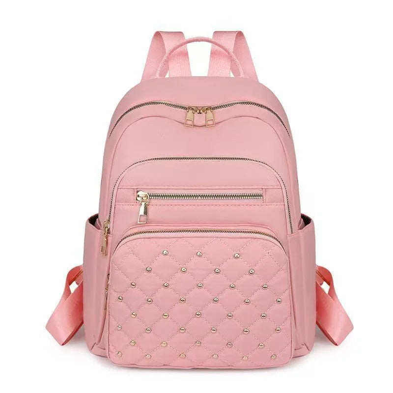 Women’s Quilted Front Pocket Backpack