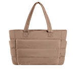 Women’s Quilted Large School Tote Bag with Multi Pocket