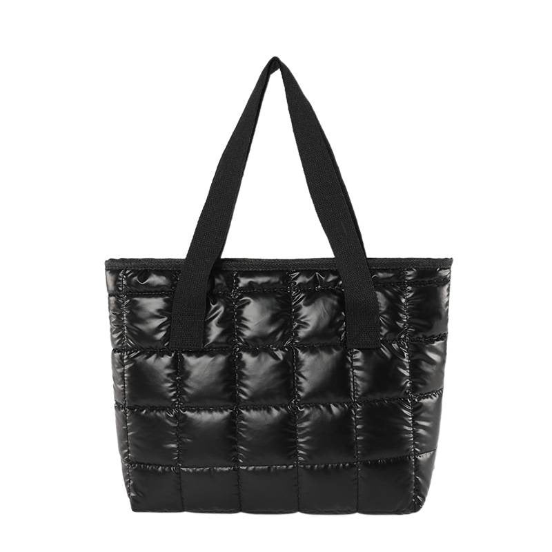 Women’s Quilted Puffer Tote Bag