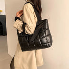 Women’s Quilted Puffer Tote Bag