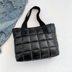 Women’s Quilted Puffer Tote Bag