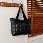 Women’s Quilted Puffer Tote Bag