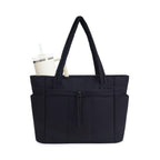 Women’s Quilted Tote Bag with Multi Pocket Design