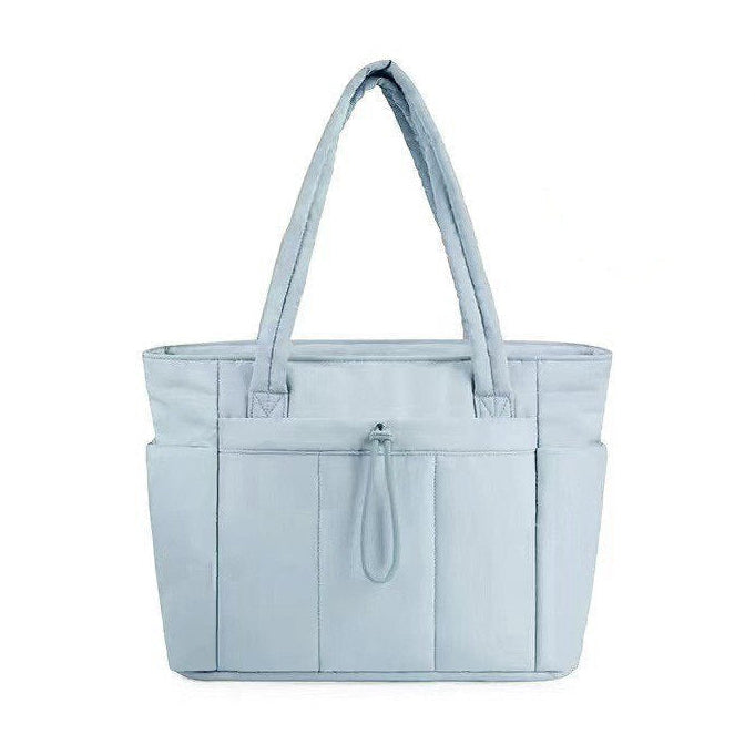 Women’s Quilted Tote Bag with Multi Pocket Design