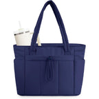 Women’s Quilted Tote Bag with Multi Pocket Design