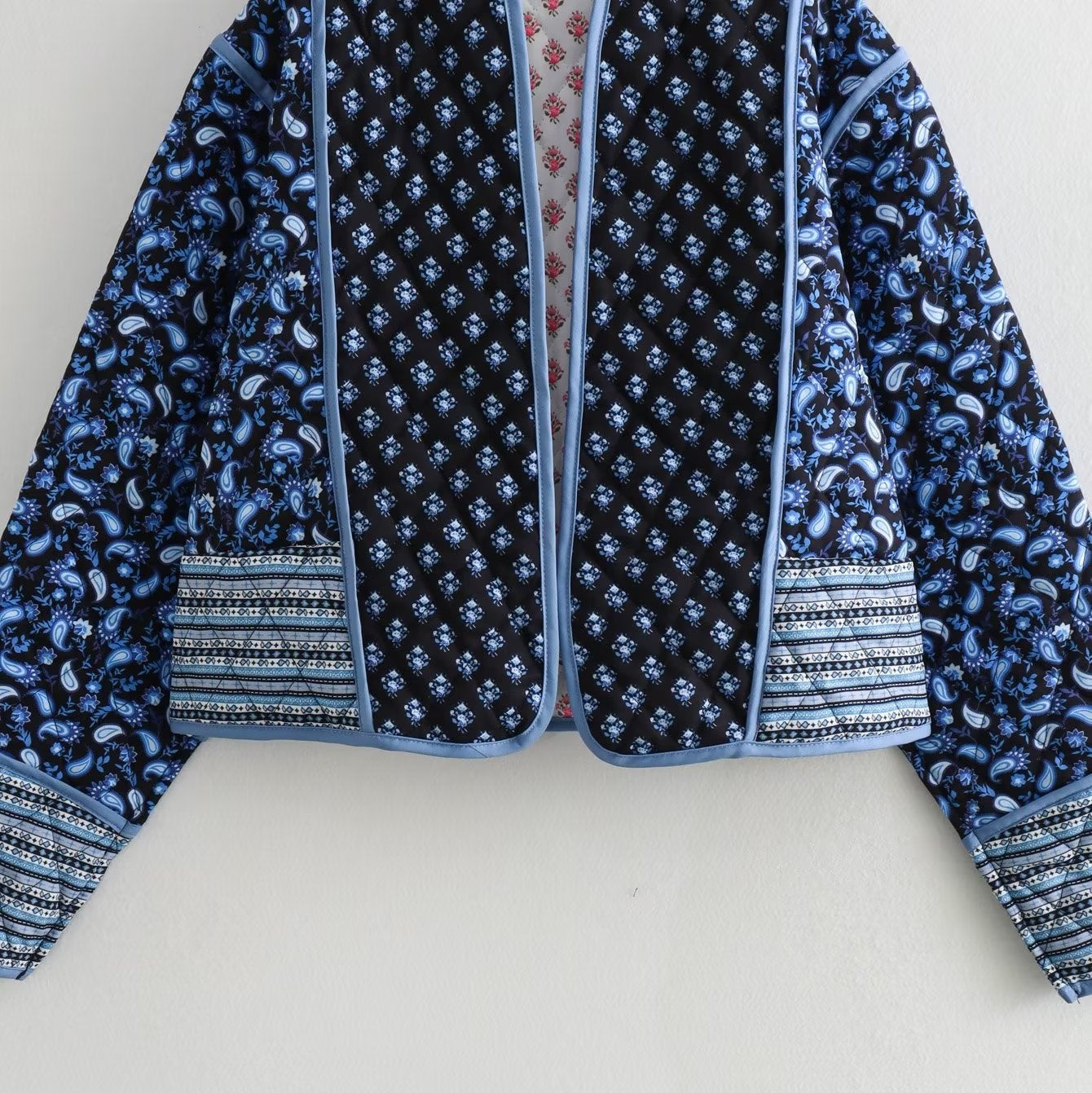 Women’s Reversible Quilted Floral Jacket