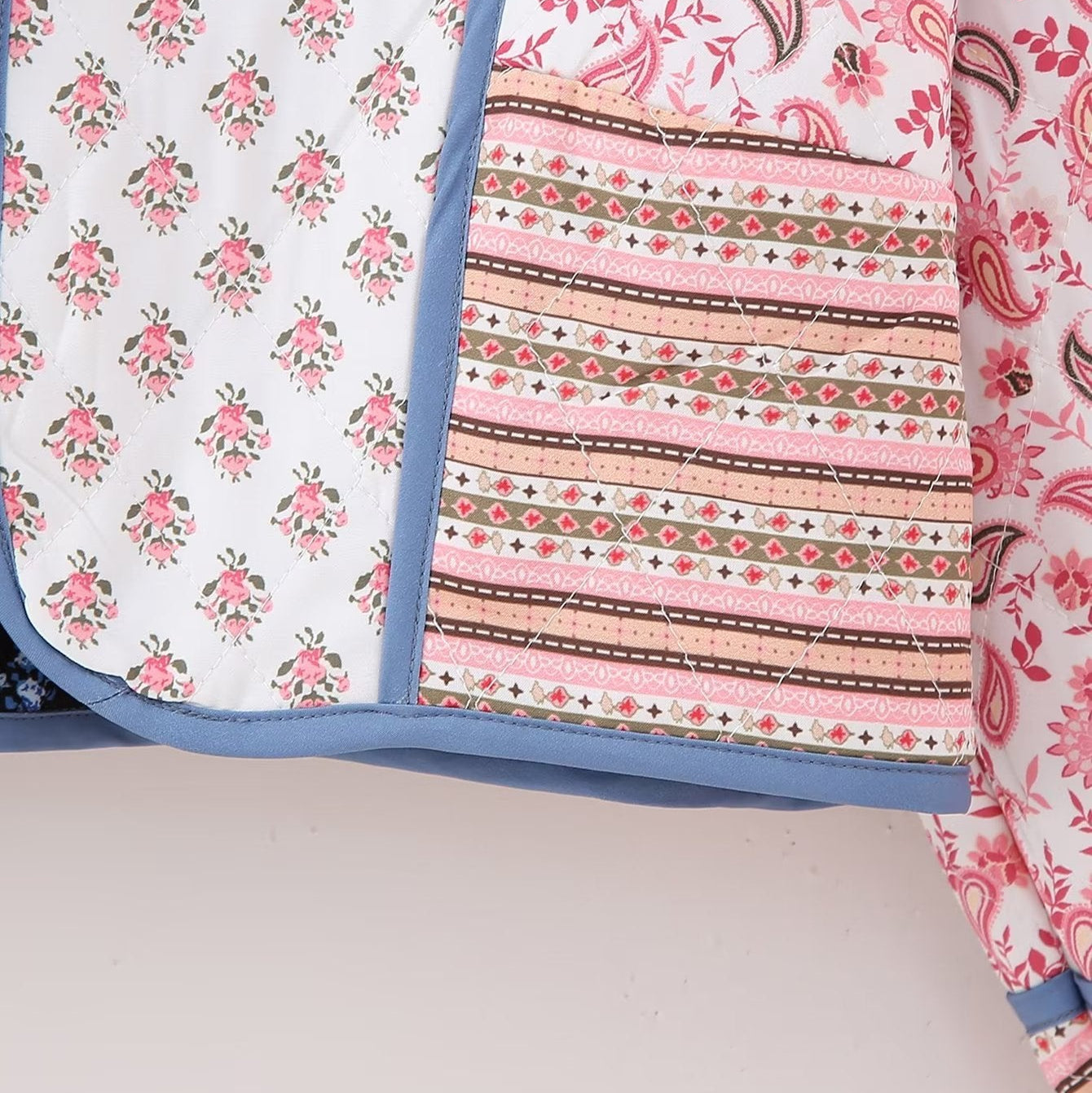 Women’s Reversible Quilted Floral Jacket