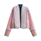 Women’s Reversible Quilted Floral Jacket