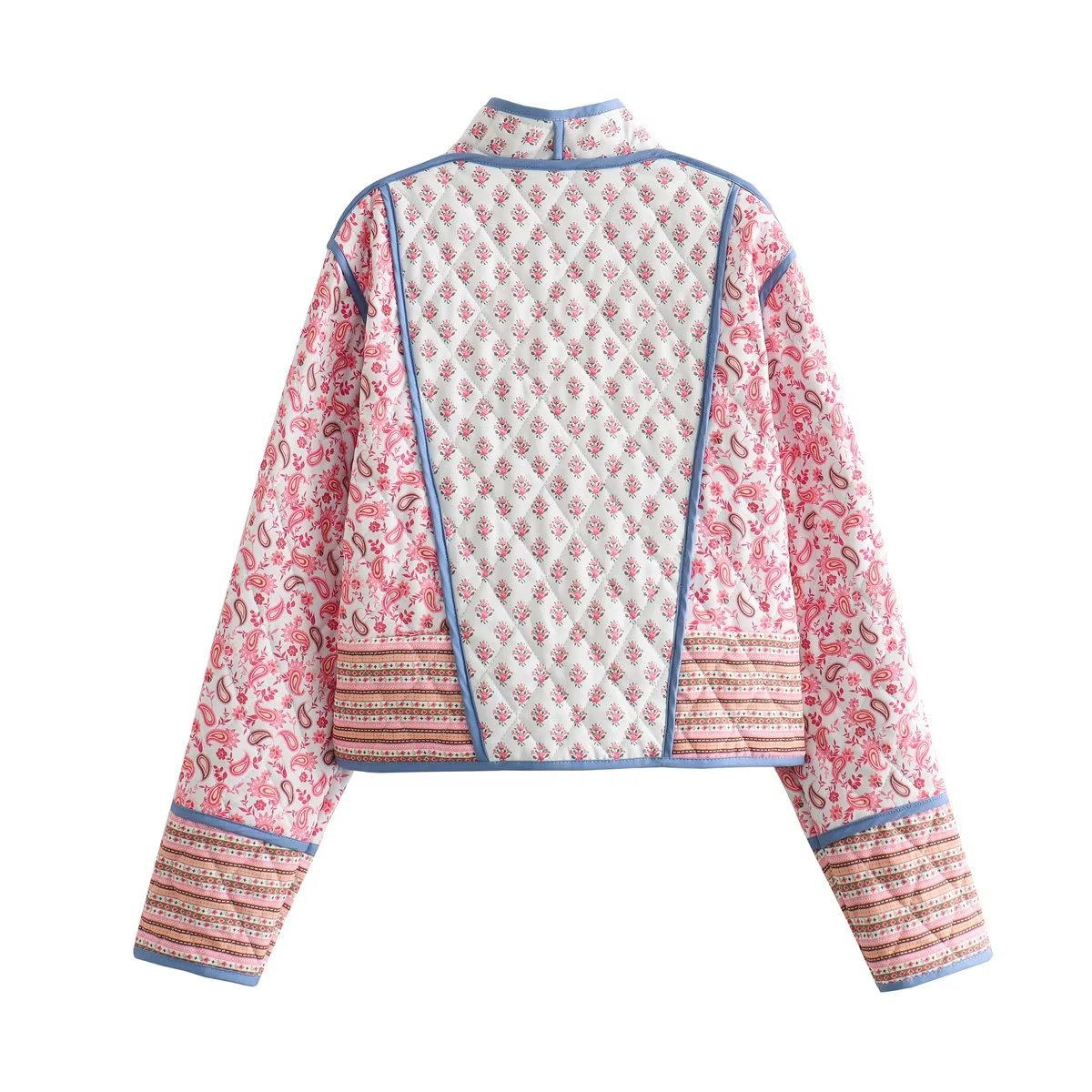 Women’s Reversible Quilted Floral Jacket