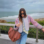 Women’s Reversible Quilted Floral Jacket