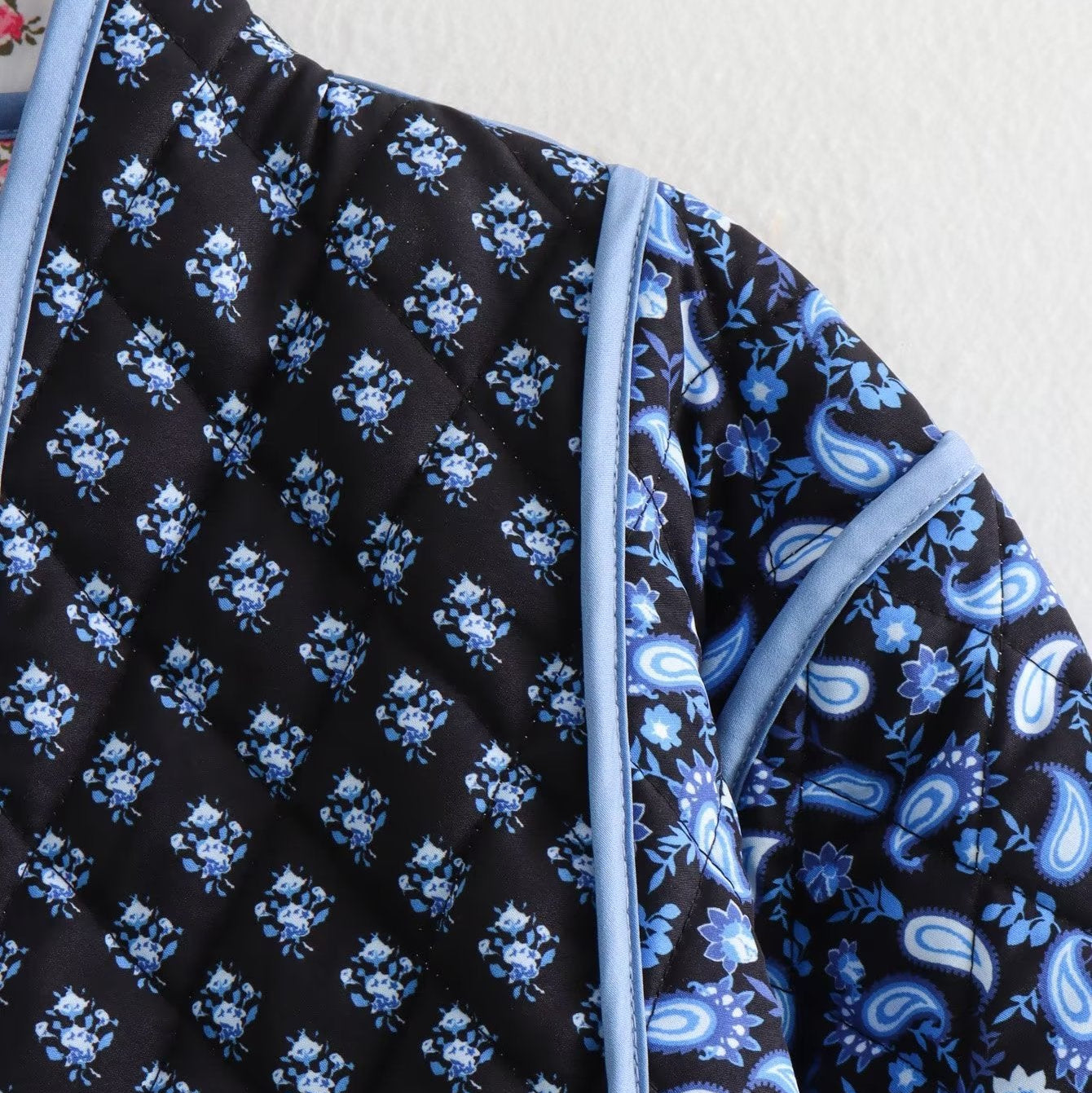 Women’s Reversible Quilted Floral Jacket