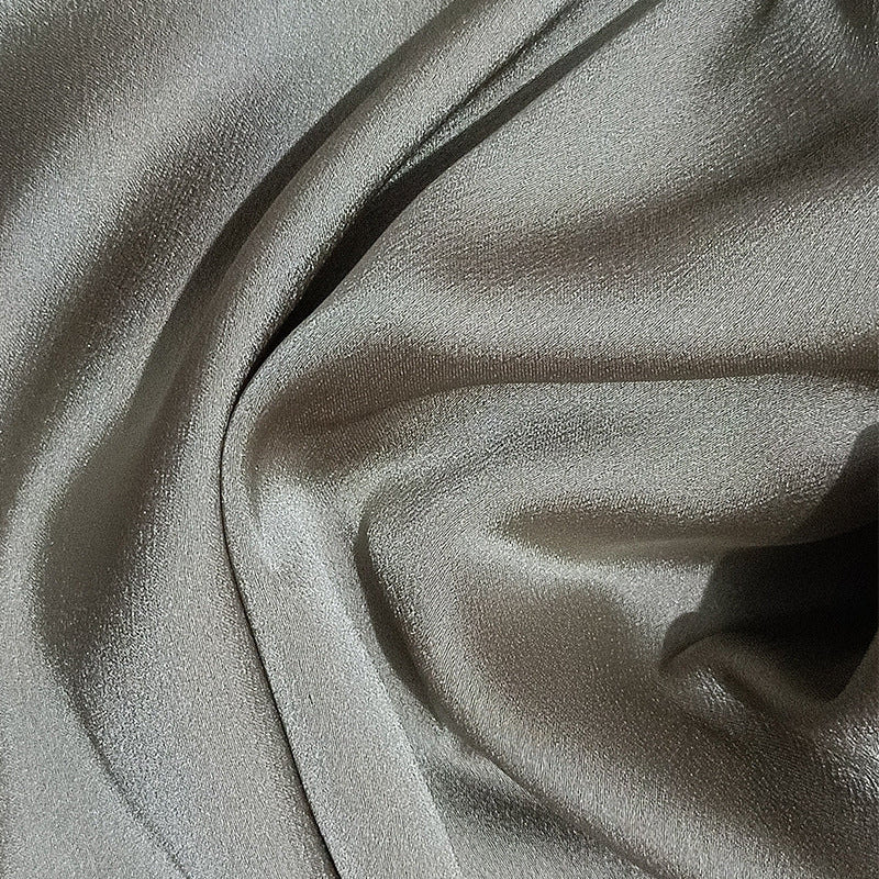 Women’s Satin Midi Summer Dress with Twist Front and Flutter Sleeve