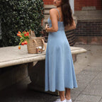Women’s Sleeveless Denim Maxi Dress