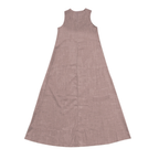 Women’s Sleeveless Summer Midi Dress with V-Neck