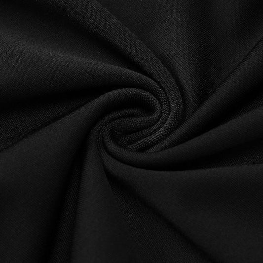 Women’s Strapless Cocktail Midi Dress with Asymmetric Ruffle Hem