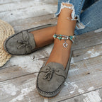 Women’s Suede Flat Slip-On Penny Loafers