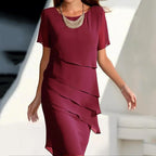 Women’s Tiered Ruffle Midi Dress