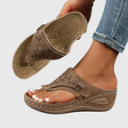 Women’s Toe-Post Wedge Sandals