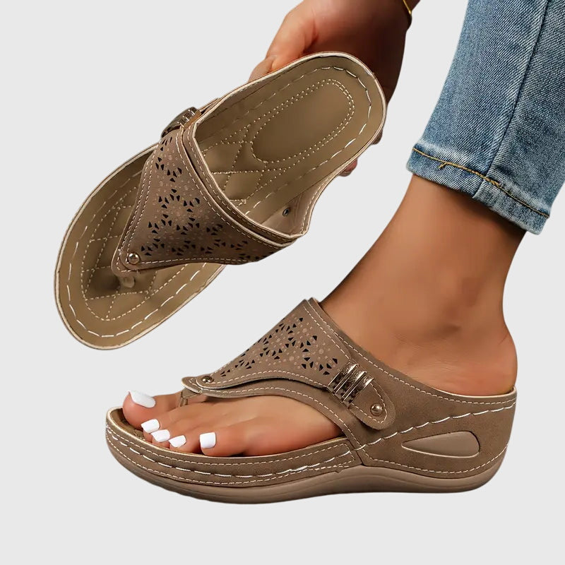 Women’s Toe-Post Wedge Sandals