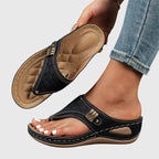 Women’s Toe-Post Wedge Sandals