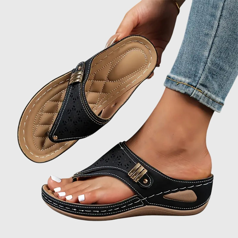 Women’s Toe-Post Wedge Sandals