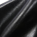 Women’s Vintage Shoulder Bag with Front Zip Pocket