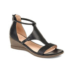 Women’s Wedge Sandals with T-Bar Strap