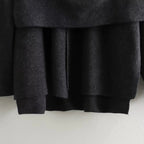 Women’s Winter Asymmetric Scarf Jacket